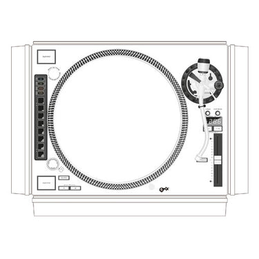 dj-skins Reloop RP 8000 Skin WHITE aka STAR TROOPER